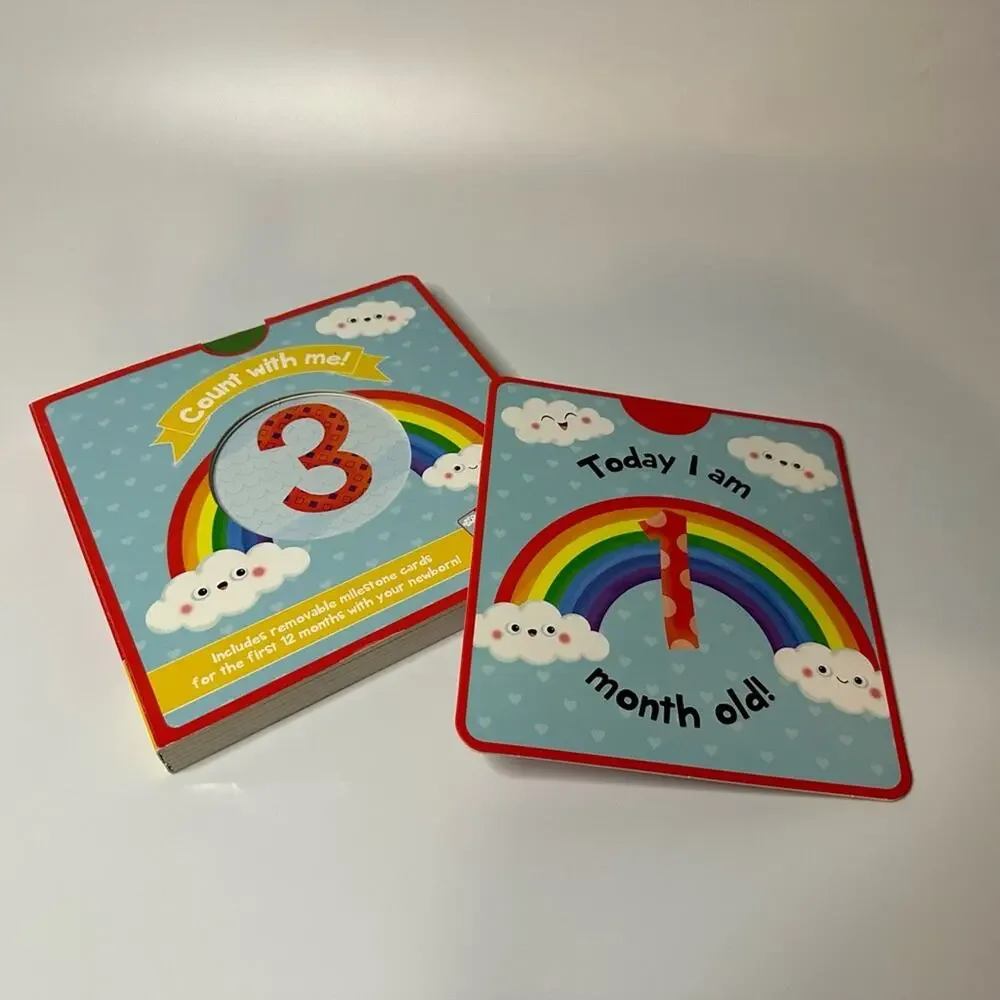 Count with Me - Kane Miller - monthly photo cards for baby and counting